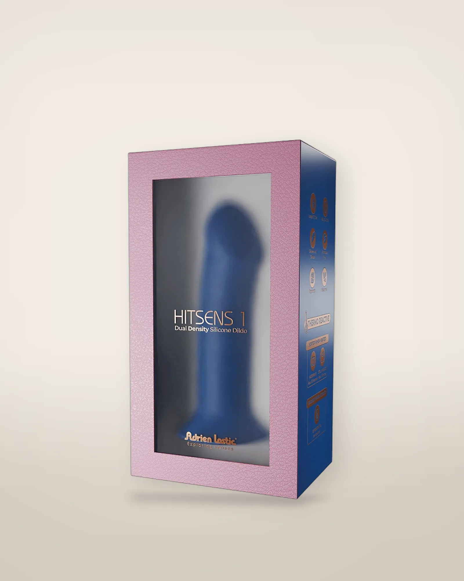 Adrien Lastic Cushioned Core Suction Cup Girthy Silicone Dildo 7 Inch, view 4