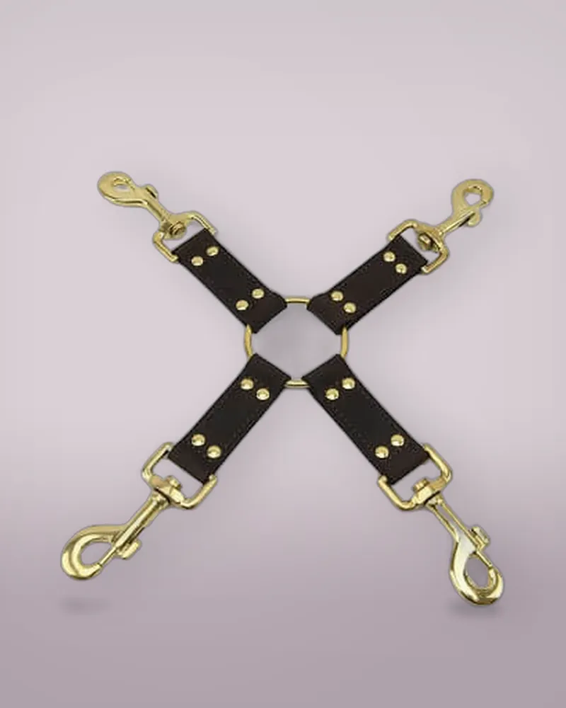 BOUND Nubuck Leather 4 Way Hog Tie