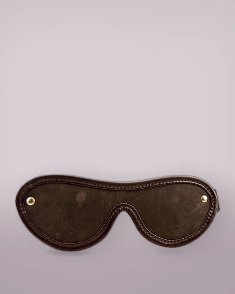 BOUND Nubuck Leather Blindfold