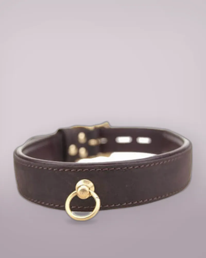 BOUND Nubuck Leather Choker with 'O' Ring