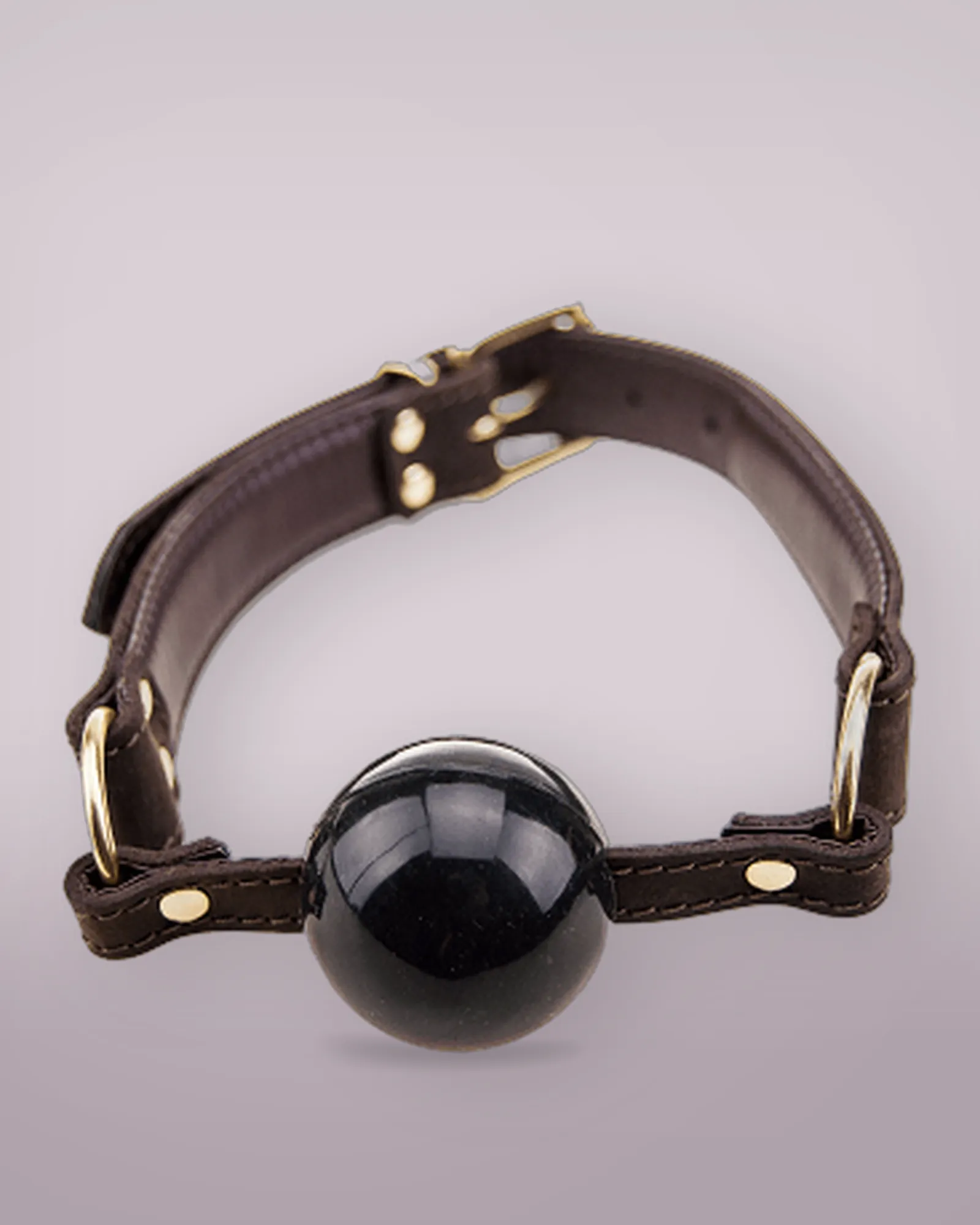 BOUND Nubuck Leather Solid Ball Gag