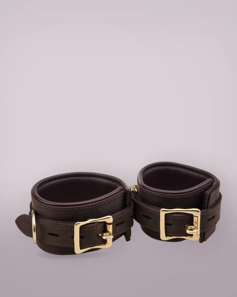 BOUND Nubuck Leather Wrist Restraints