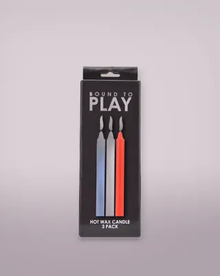 Bound to Play. Hot Wax Candles (3 Pack), view 3