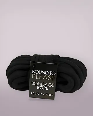 Bound to Please Bondage Rope Black, view 2