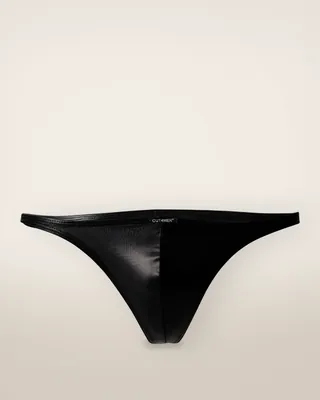 C4M Brazilian Brief Black Leatherette, view 2