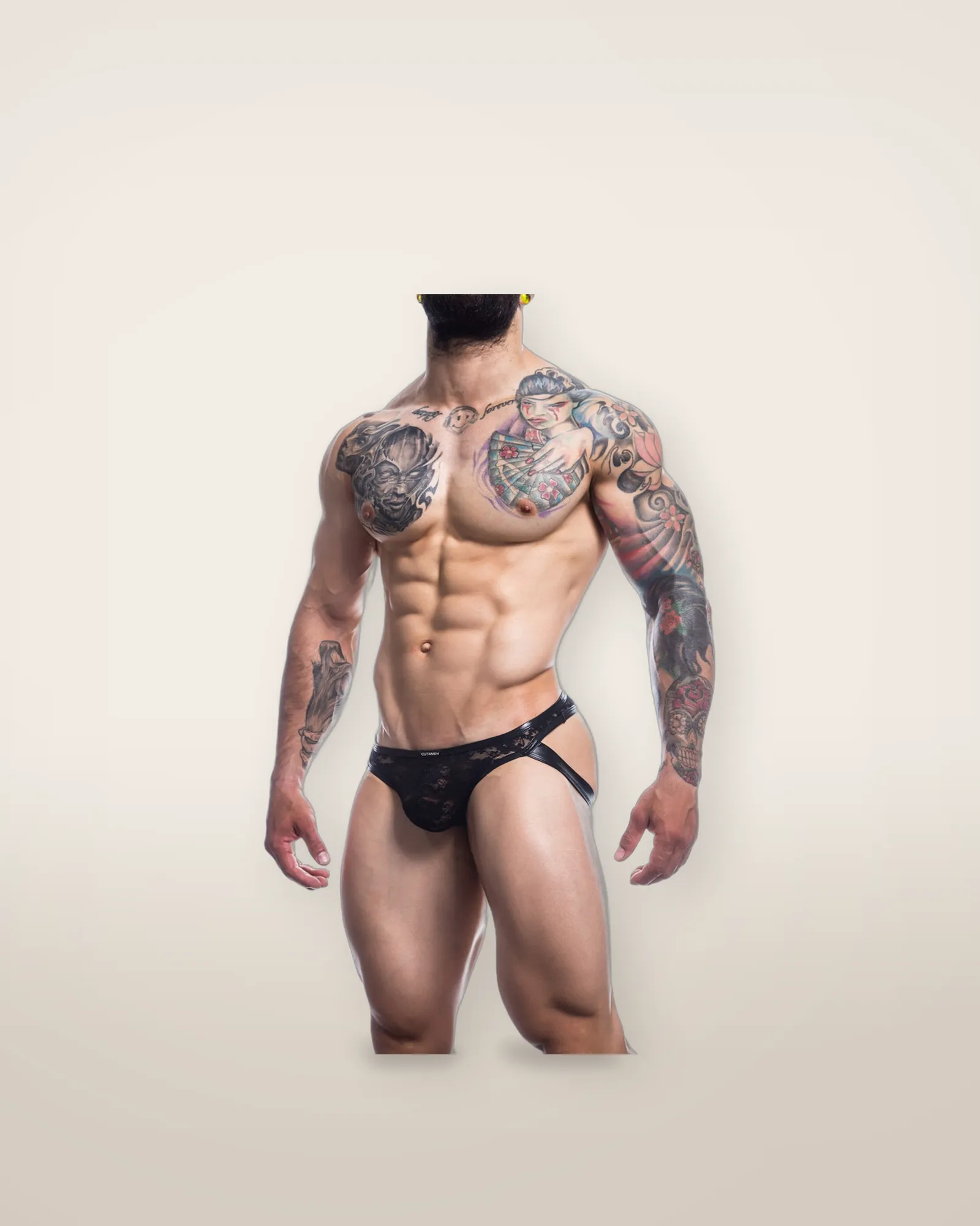 C4M L4CE Jockstrap Black, view 2