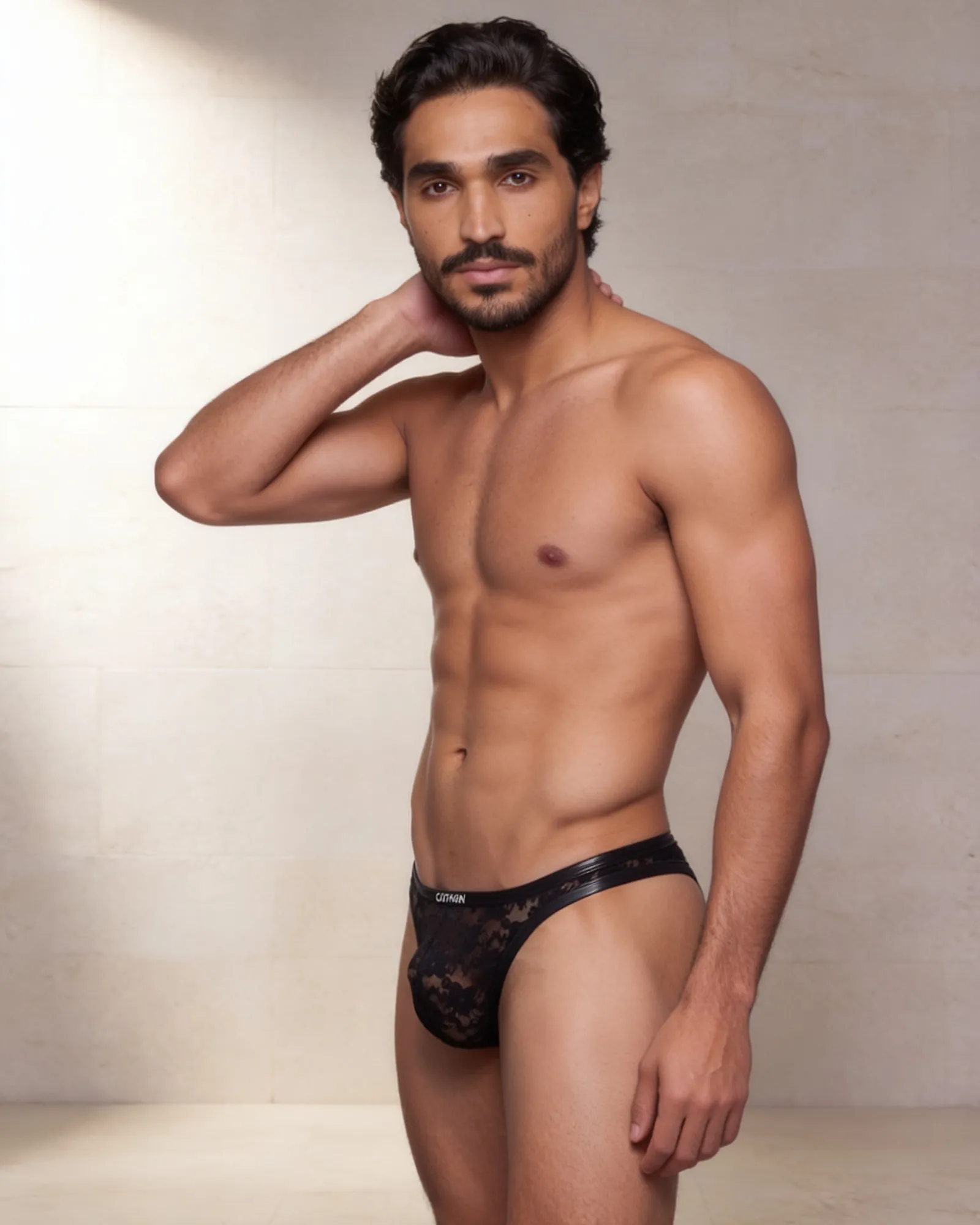 C4M L4CE Thong Black