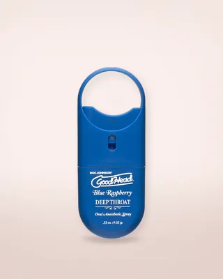 Doc Johnson GoodHead To-Go-Deep Throat Spray - Blue Raspberry, view 2