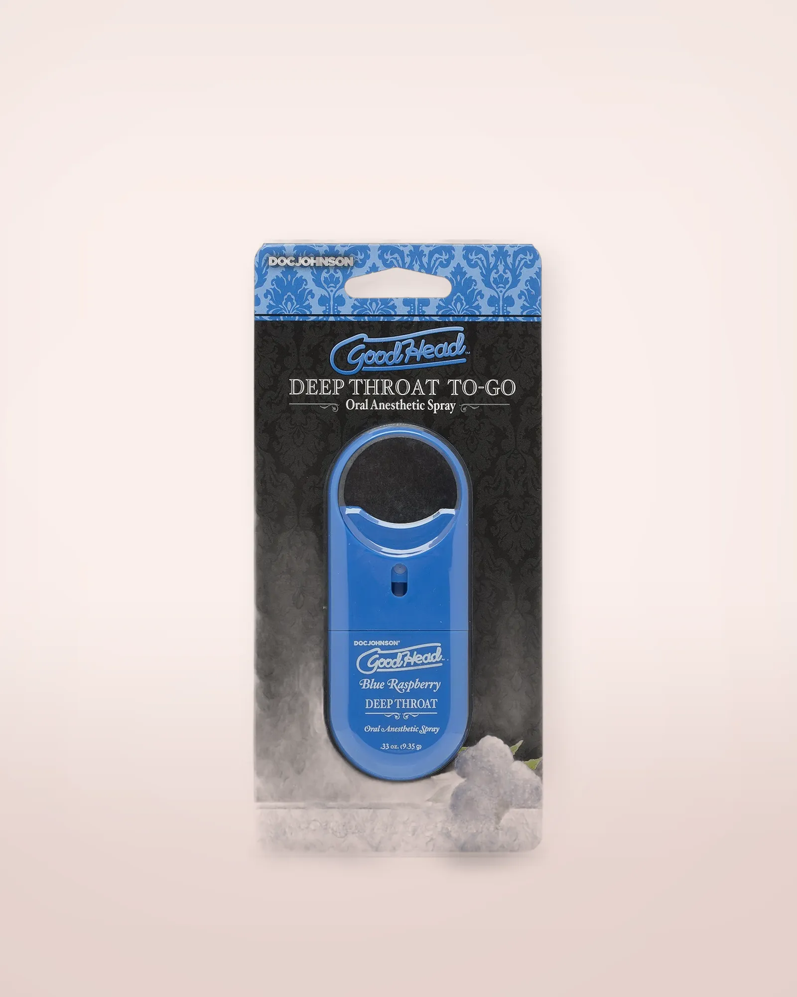 Doc Johnson GoodHead To-Go-Deep Throat Spray - Blue Raspberry, view 3