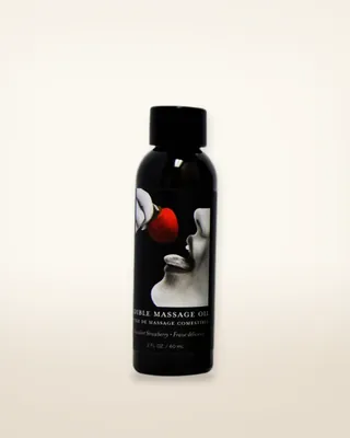 Earthly Body Edible Massage Oil 2oz - Vanilla, view 2