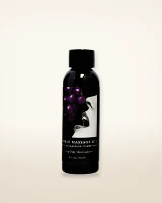 Earthly Body Edible Massage Oil 2oz - Vanilla, view 4