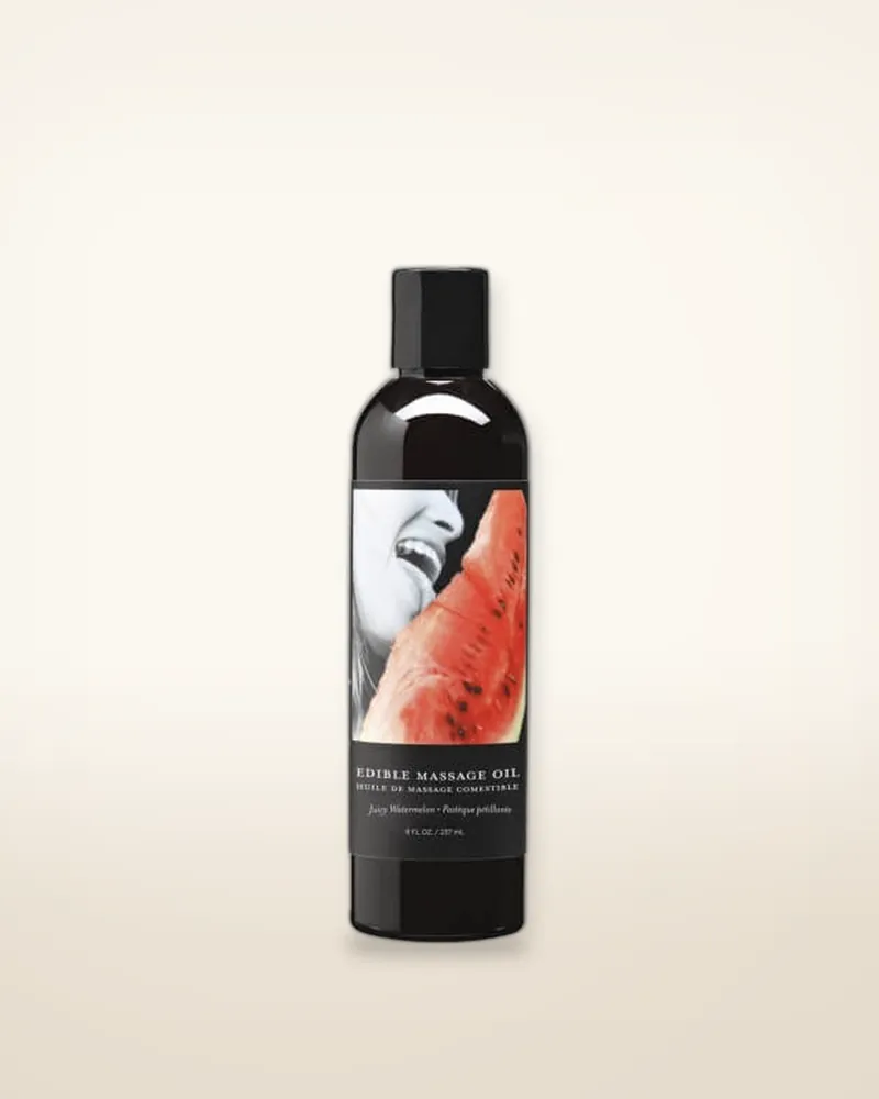Earthly Body Edible Massage Oil - Cherry