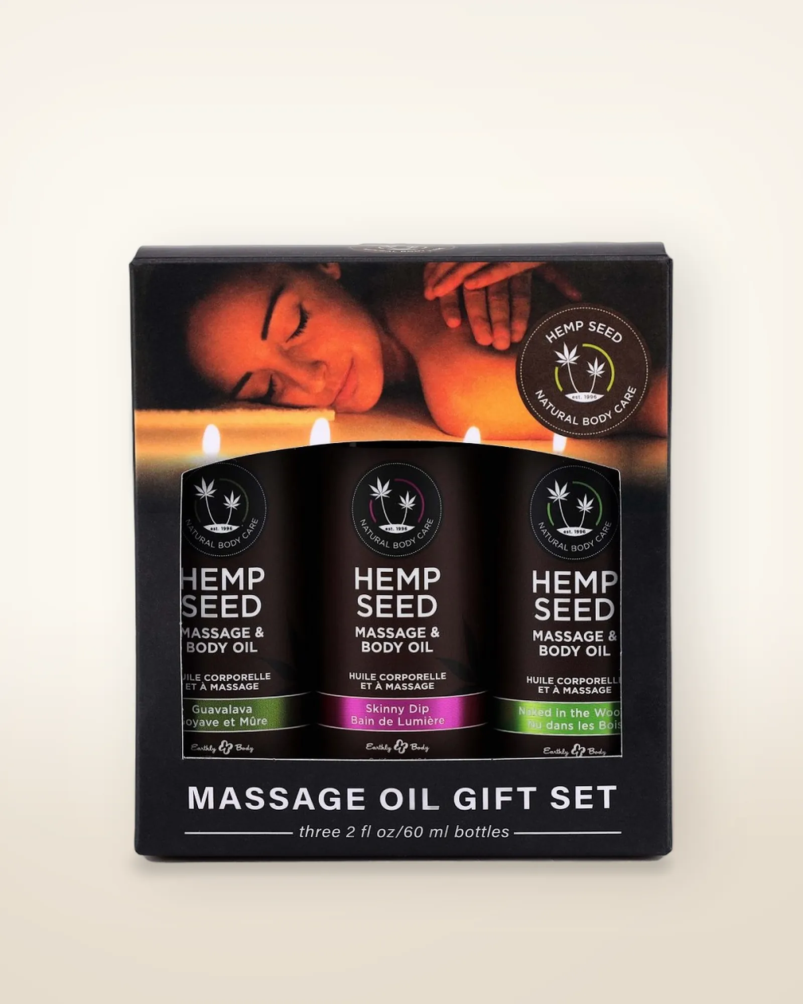 Earthly Body Massage Oil Gift Set Box
