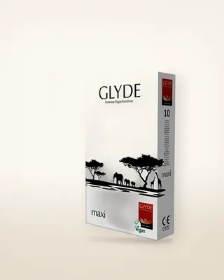 Glyde Ultra Maxi Vegan Condoms, view 1