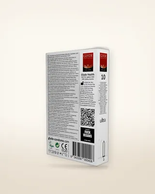 Glyde Ultra Vegan Condoms, view 3