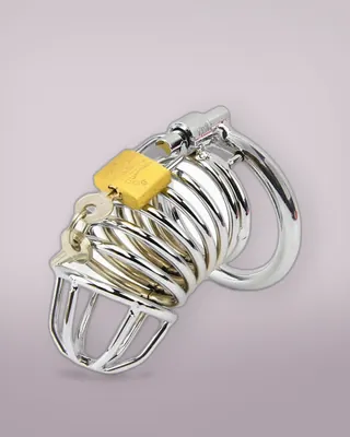 Impound Spiral Male Chastity Device, view 1