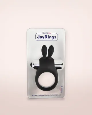 JoyRings Silicone Rabbit Vibrating Cock Ring, view 4