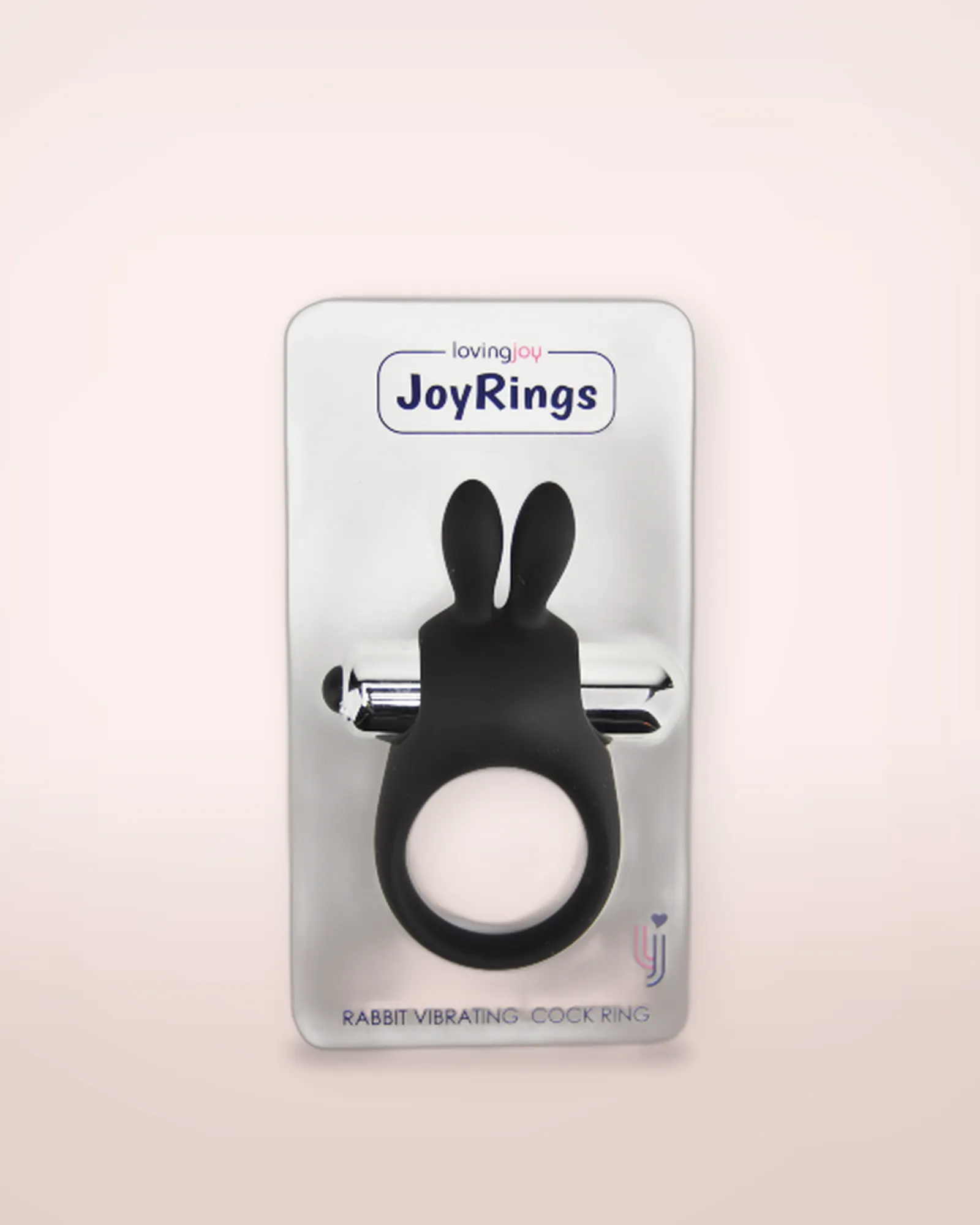 JoyRings Silicone Rabbit Vibrating Cock Ring, view 4