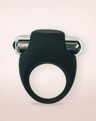 JoyRings Silicone Vibrating Cock Ring, view 1