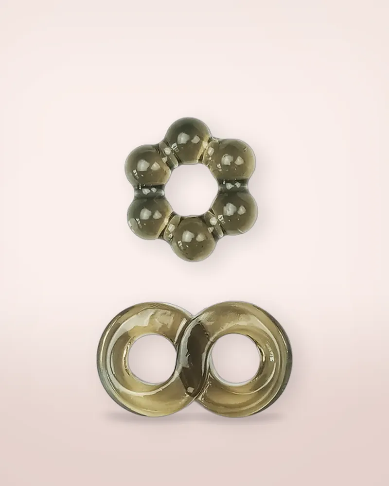 JoyRings Stamina Cock Ring Set (2 Pack)