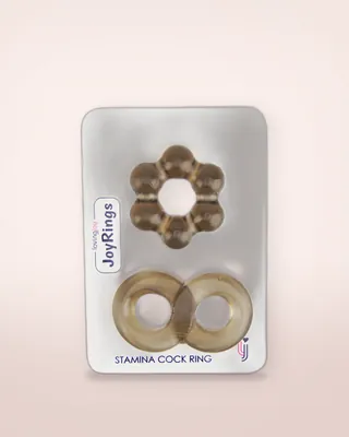 JoyRings Stamina Cock Ring Set (2 Pack), view 4