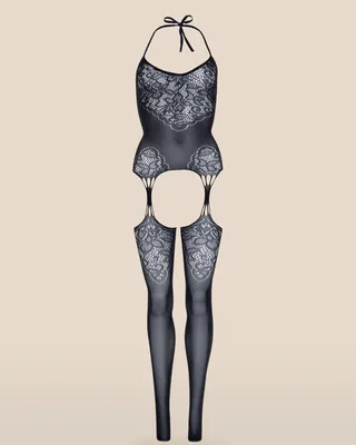 Leg Avenue Lace Suspender Bodystocking One Size, view 4