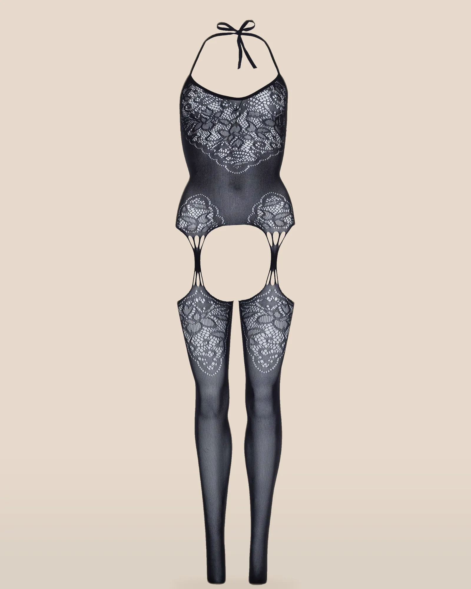 Leg Avenue Lace Suspender Bodystocking One Size, view 4