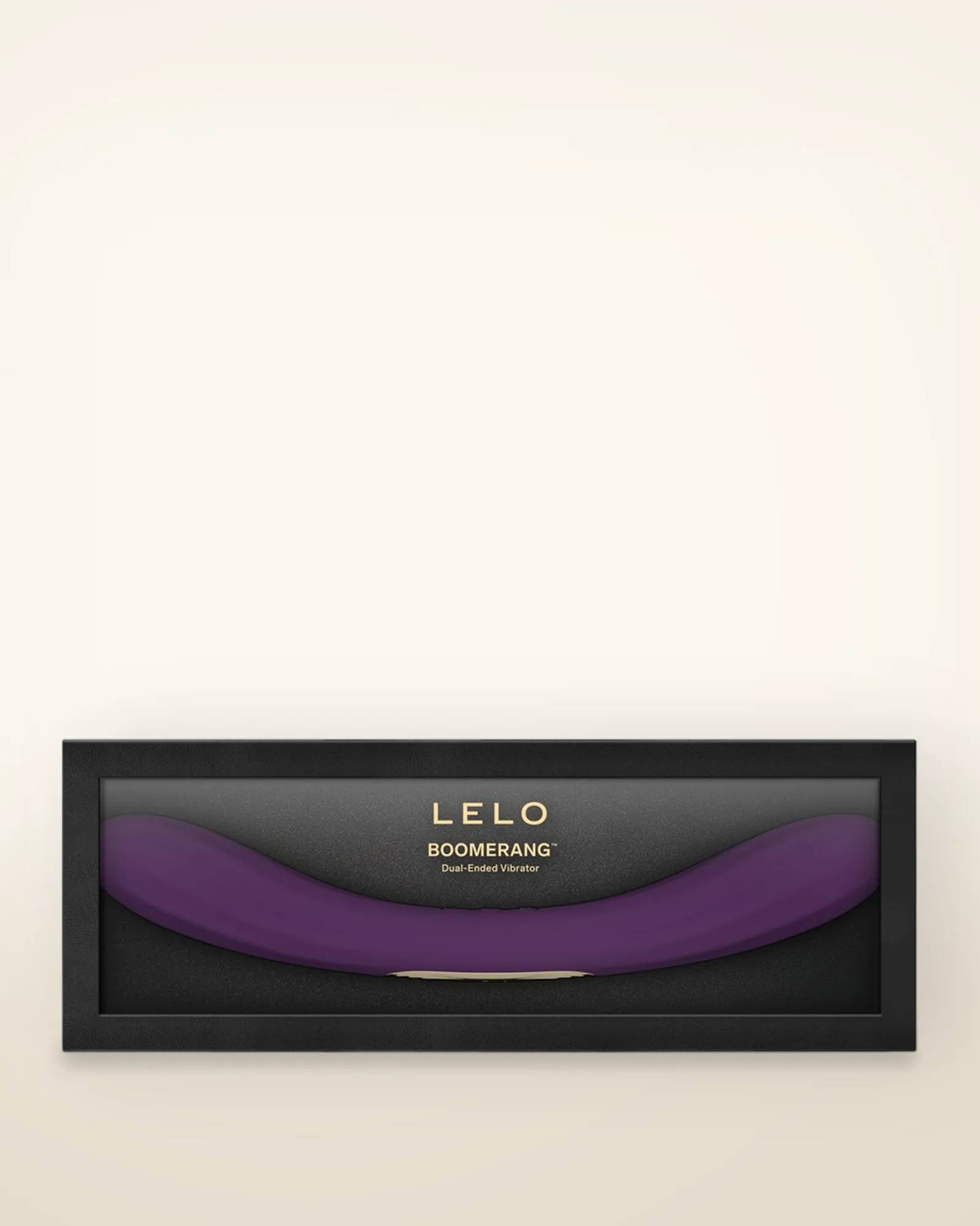 LELO Boomerang Dual Ended Vibrator Purple, view 3