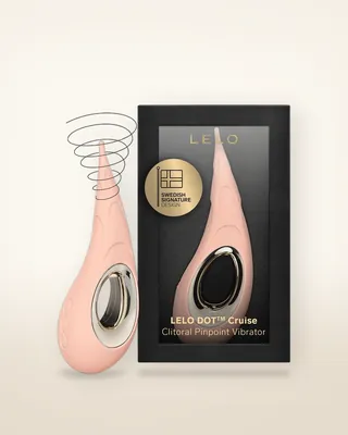 LELO Dot Cruise Clitoral Vibrator Peach Please, view 3