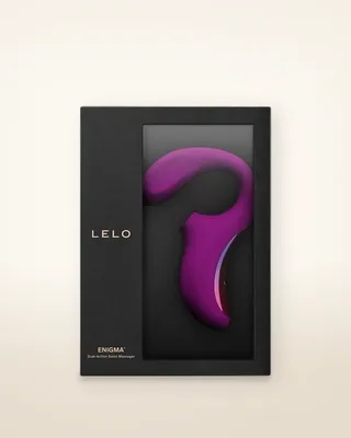 LELO Enigma Dual Stimulation Sonic Massager Deep Rose, view 4