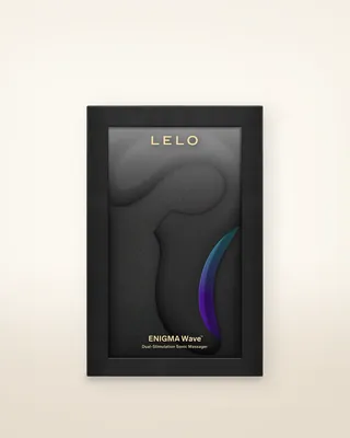 LELO Enigma Wave Dual Stimulation Sonic Massager Black, view 4