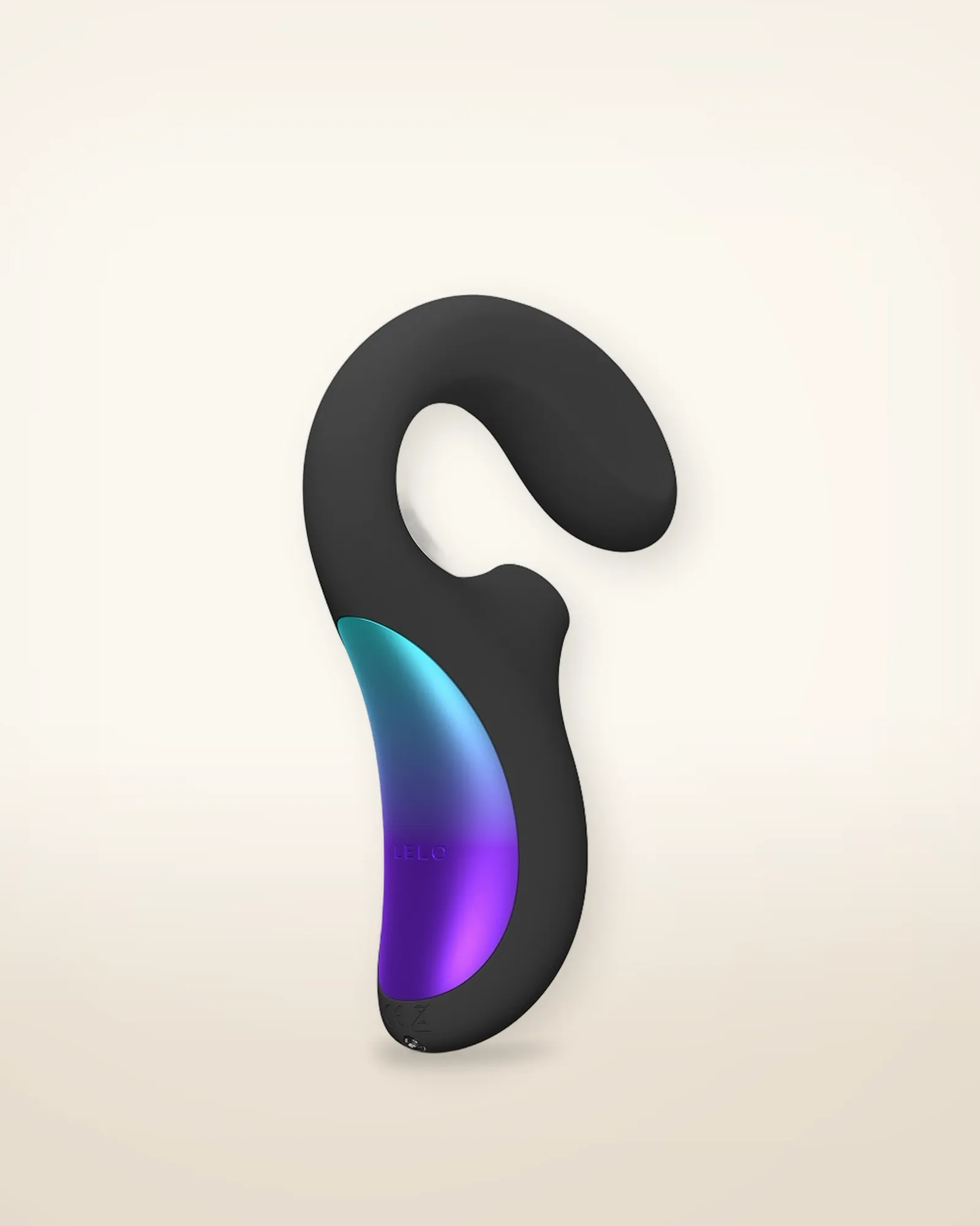 LELO Enigma Wave Dual Stimulation Sonic Massager Black, view 2