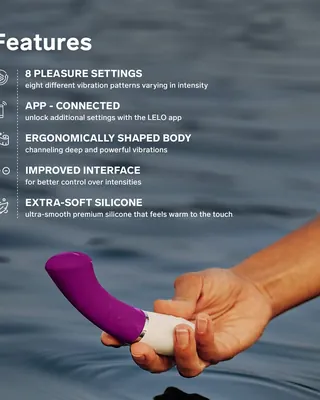 LELO Gigi 3 App Controlled G-Spot Vibrator Deep Rose, view 4