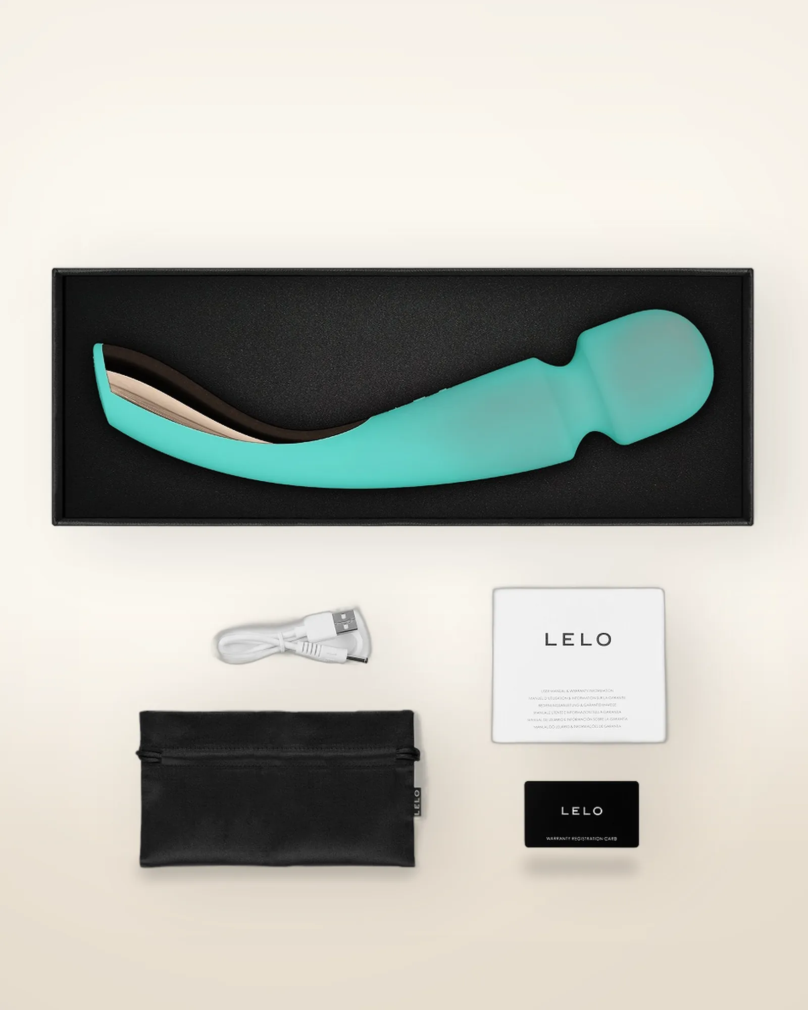 LELO Smart Wand 2 Large Aqua, view 2