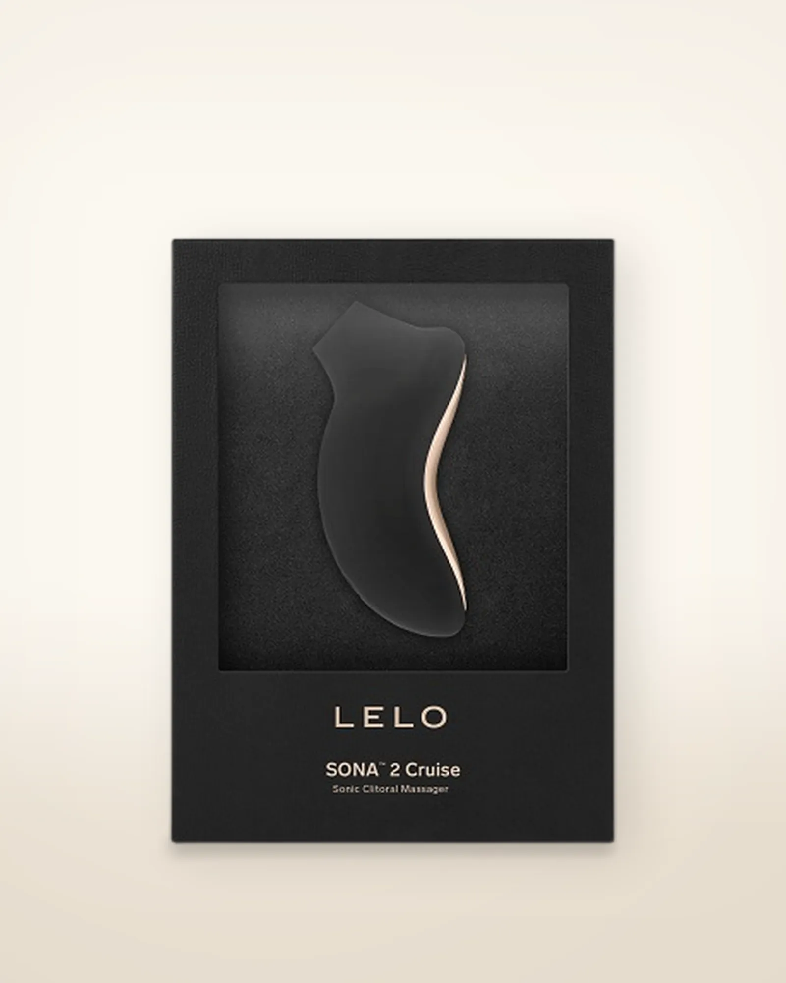 LELO SONA 2 Cruise Clitoral Massager Black, view 3