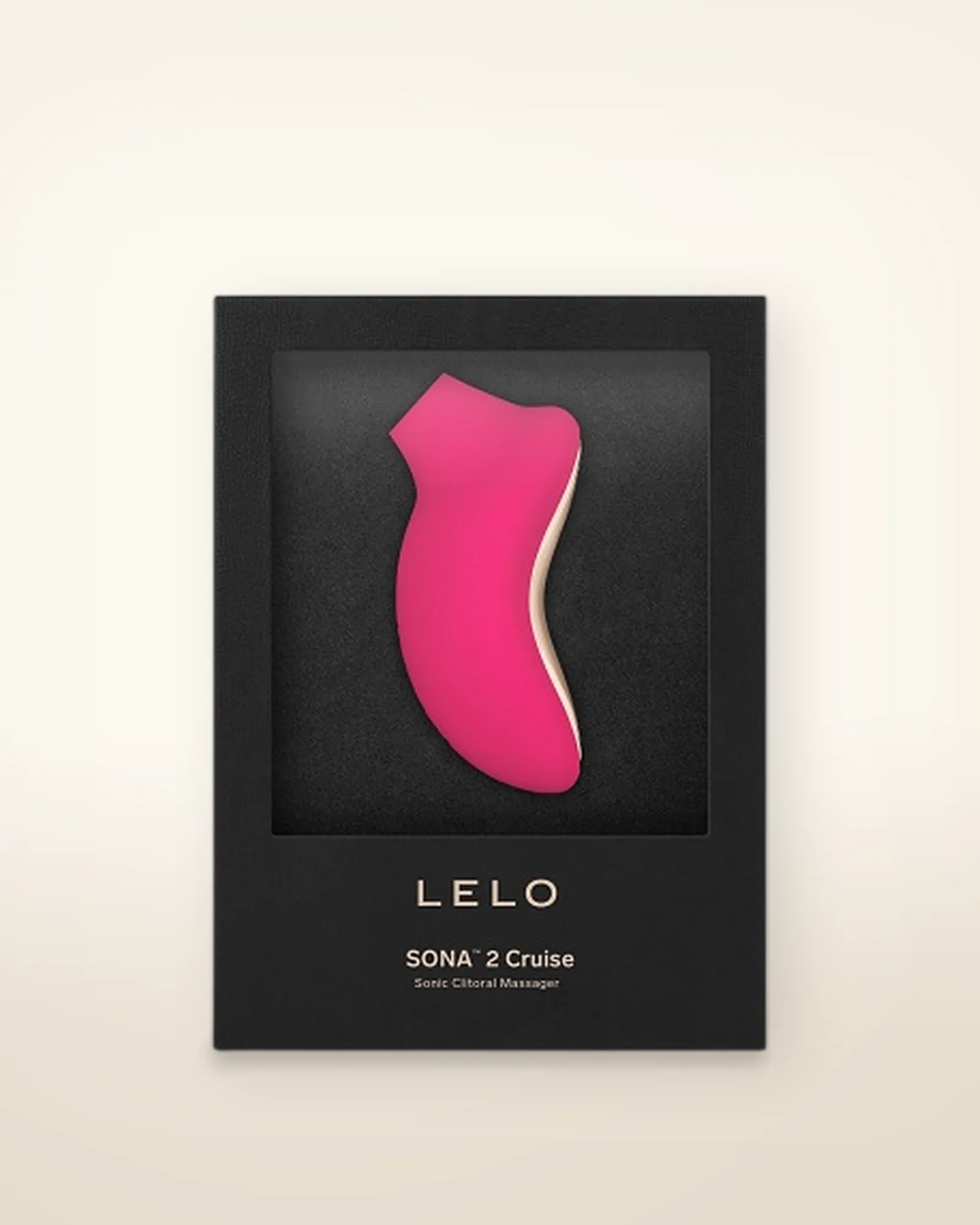 LELO SONA 2 Cruise Clitoral Massager Cerise, view 4