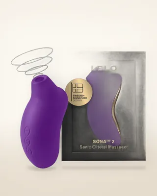 LELO SONA 2 Sonic Clitoral Massager - Purple, view 4