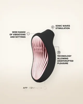 LELO Sona 3 Cruise Clitoral Massager Black, view 3