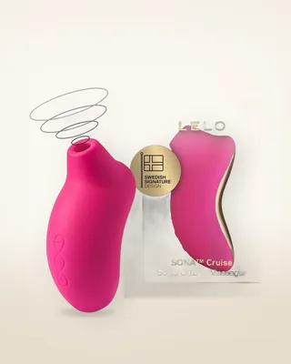 LELO SONA Cruise Clitoral Massager Cerise, view 4
