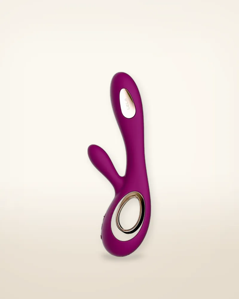 Lelo Soraya Wave Dual Action Vibrator Deep Rose