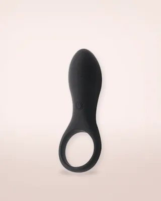 Loving Joy Rechargeable Silicone Vibrating Cock Ring, view 1