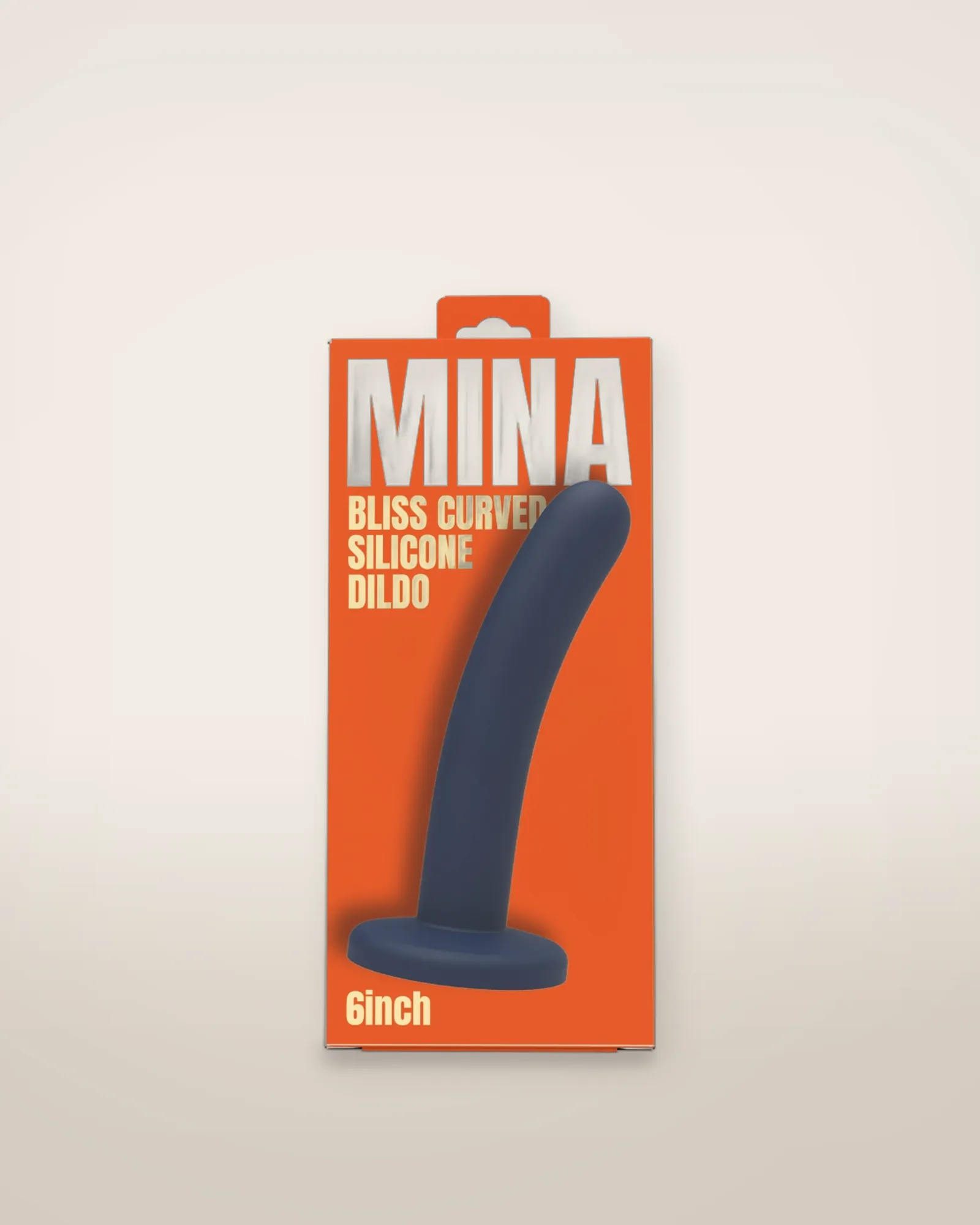 Mina Bliss Curved Silicone Dildo 6 Inch, view 2