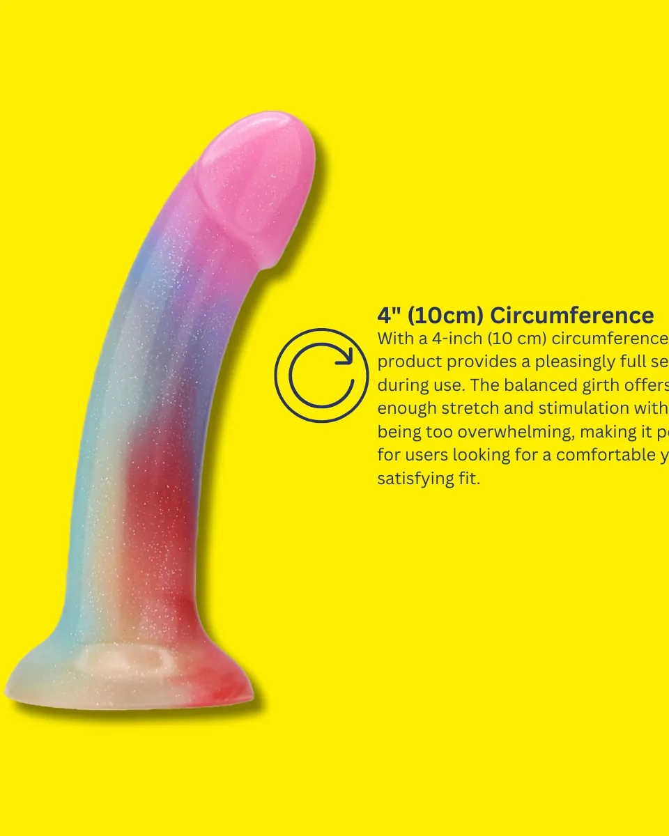 Mina Iridescent Silicone Dildo, view 3