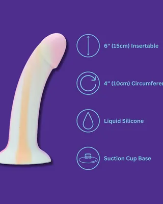 Mina Minty Silicone Dildo, view 2