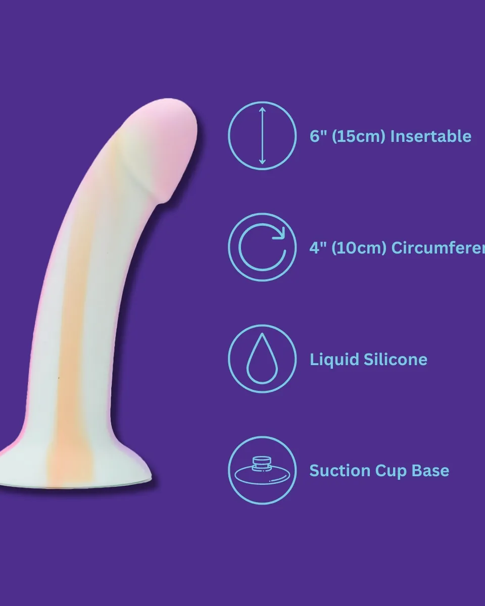 Mina Minty Silicone Dildo, view 2