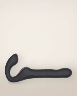 Mina Surge Remote Thrusting & Vibrating Strapless Strap On, view 4