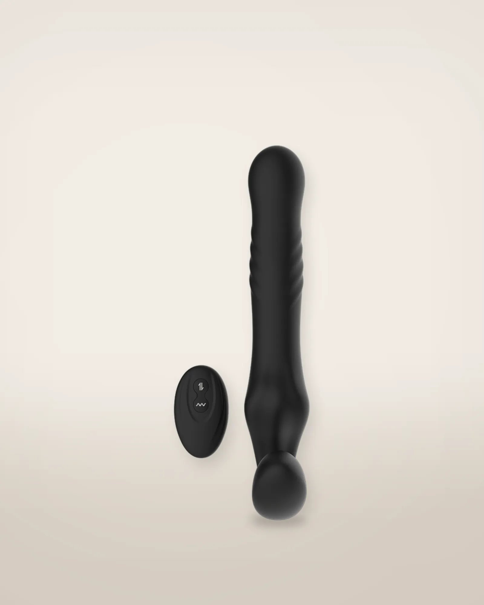 Mina Surge Remote Thrusting & Vibrating Strapless Strap On, view 3