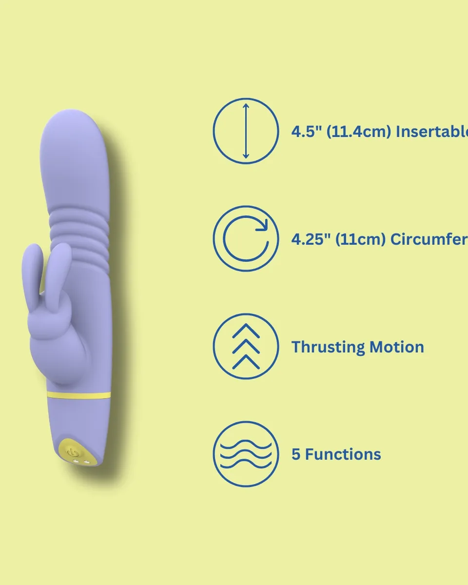 Mina Tide Thrusting Rabbit Vibrator, view 4