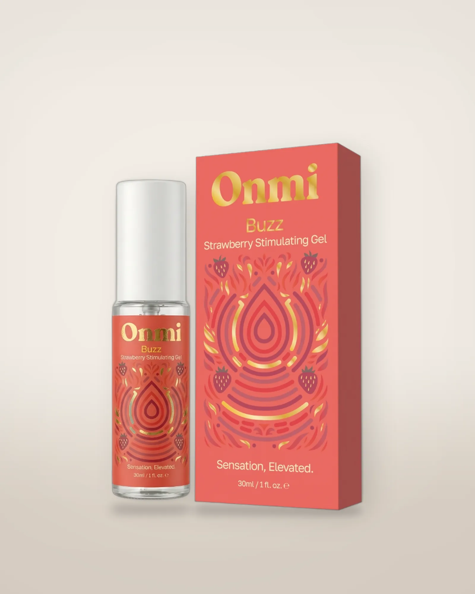 Onmi Buzz Strawberry Liquid Vibrator, view 3