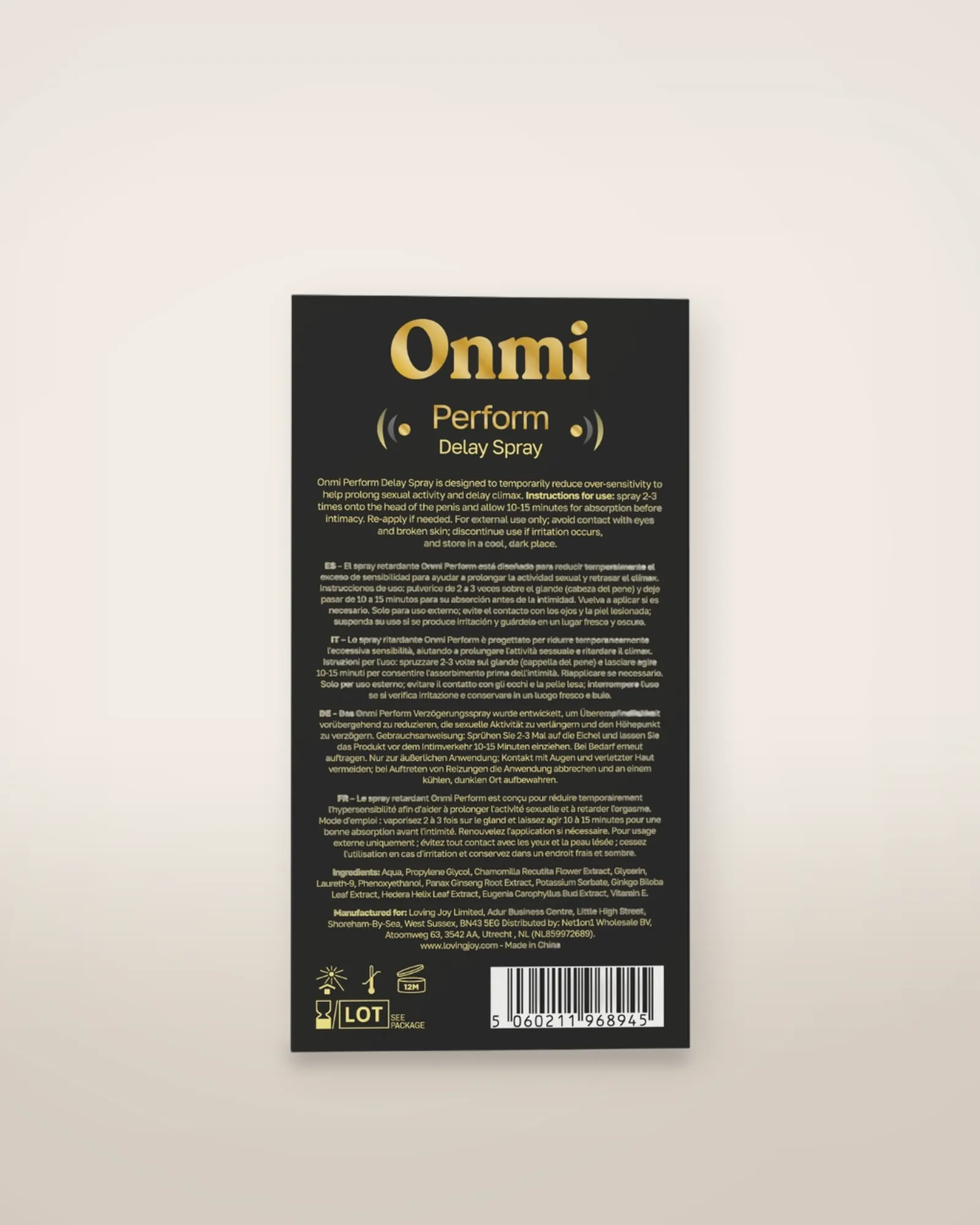 Onmi Perform Delay Spray, view 4
